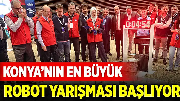 Konya'nın en büyük robot yarışması başlıyor
