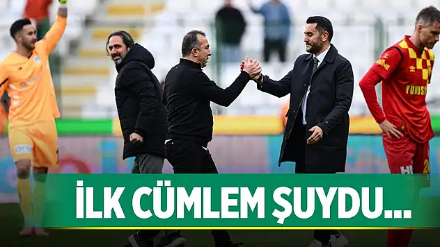 Konyaspor'da Recep Uçar o eleştirileri yanıtladı!