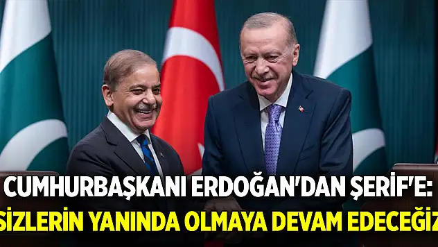 Cumhurbaşkanı Erdoğan'dan Şerif'e: Sizlerin yanında olmaya devam edeceğiz