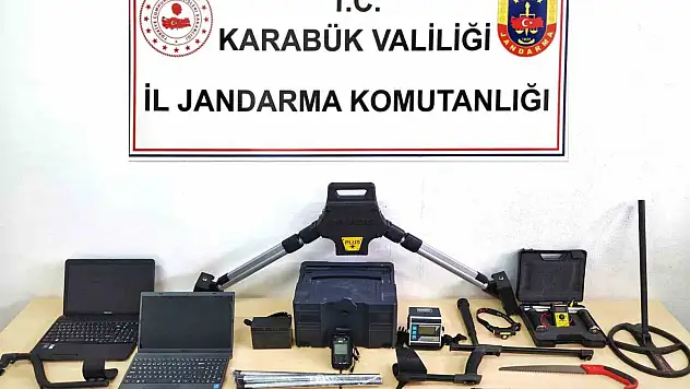2 milyon liralık cihazlarla define ararken yakalandılar