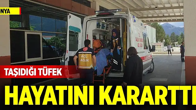 Yer Konya... Taşıdığı tüfek hayatını kararttı