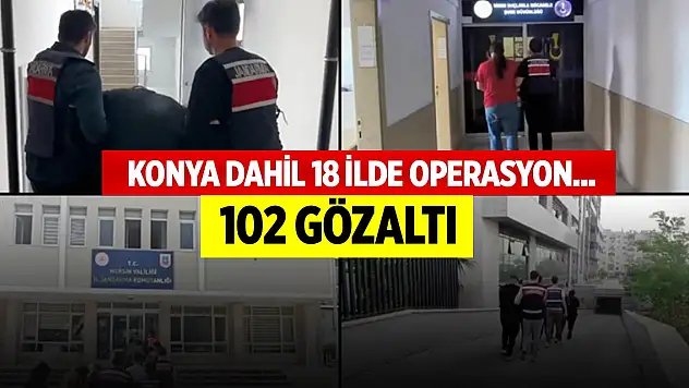 Konya dahil 18 ilde bilişim suçlarına yönelik operasyon... 102 gözaltı