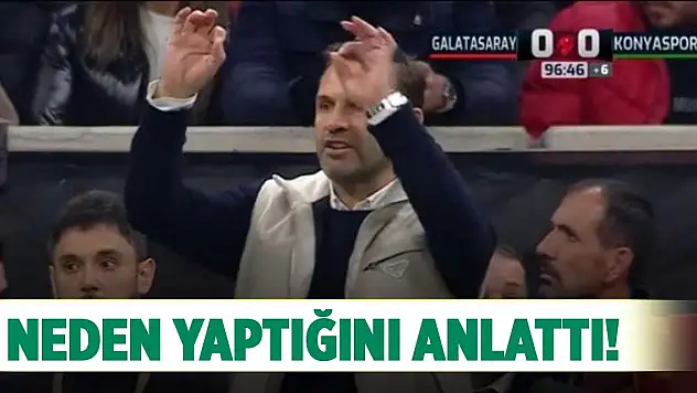 Okan Buruk'tan Konyaspor itirafı!