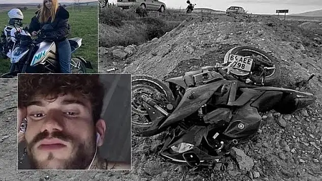 Şarampole devrilen motosikletteki 2 kişi yaşamını yitirdi