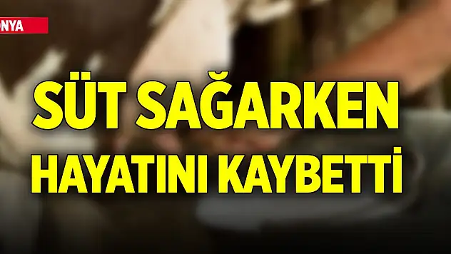 Yer Konya... Süt sağarken elektrik akımına kapıldı, hayatını kaybetti