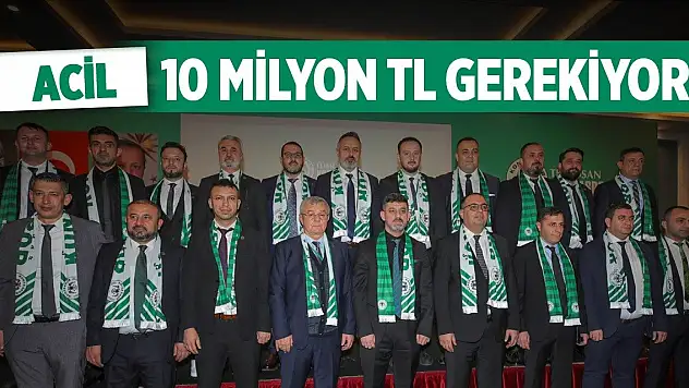 Konyaspor'a acil gerekli olan para!