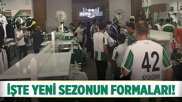 Konyaspor taraftarının merakla beklediği formalar!