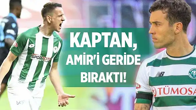 Konyaspor'da Guilherme, Amir'i geçti!