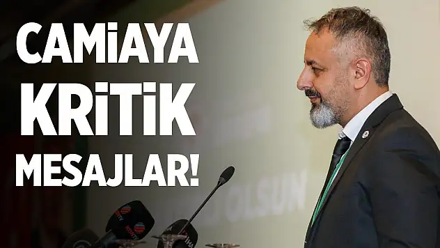 Konyaspor Divanı'ndan kritik mesajlar