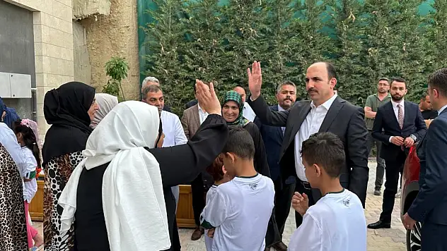 Konya'da misafir edilen Gazzeli ailelere ziyaret