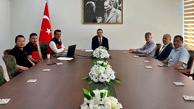 Hasar tespiti için Konya Bozkır'da kritik toplantı
