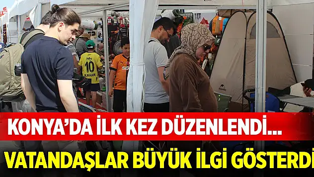 Konya'da ilk kez düzenlendi... Vatandaşlar büyük ilgi gösterdi