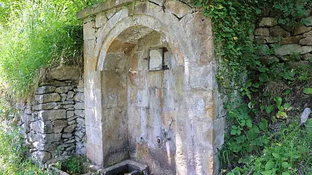 500 metrelik tarihi su hattı gün yüzüne çıktı