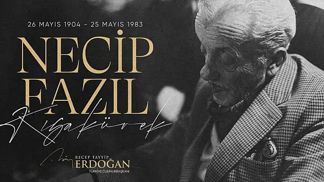 Cumhurbaşkanı Erdoğan'dan Necip Fazıl Kısakürek paylaşımı