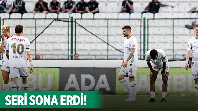 Konyaspor'un serisi sona erdi!