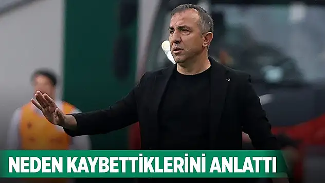 Konyaspor'da Recep Uçar yenilgiyi böyle okudu