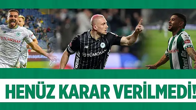 Konyaspor'da cezalı futbolcuların durumu konuşulacak