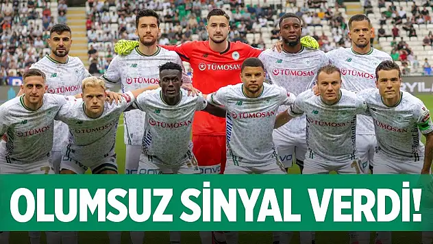 Konyaspor'da beklenen ivmeyi çıkamadı!