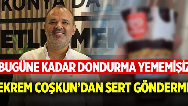 Bugüne kadar dondurma yememişiz! Ekrem Coşkun'dan dev markaya sert gönderme