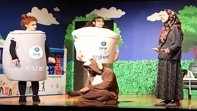 Çevre bilinci sahnede hayat buldu!