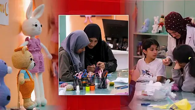 Konya'da organik oyuncak üretiyorlar