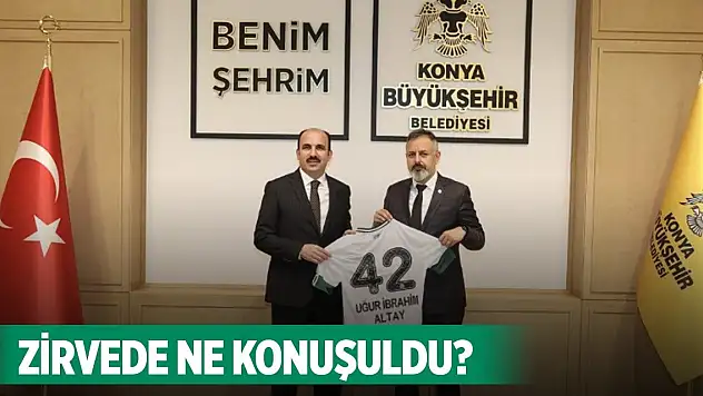 Özel... Konyaspor için dev zirve yapıldı!