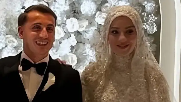 Milli futbolcu Kerem Aktürkoğlu evlendi