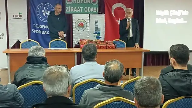 Konya'da coğrafi tescilli üründe ilk hasat mezat etkinliğinde satıldı