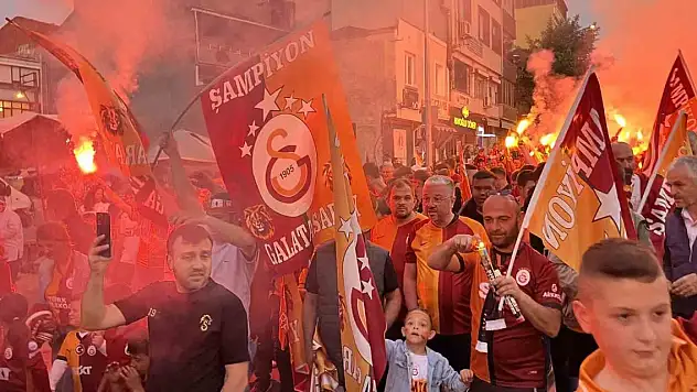 Galatasaray'ın şampiyonluğu kutlandı