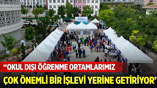 Pekyatırmacı: Okul dışı öğrenme ortamlarımız çok önemli bir işlevi yerine getiriyor