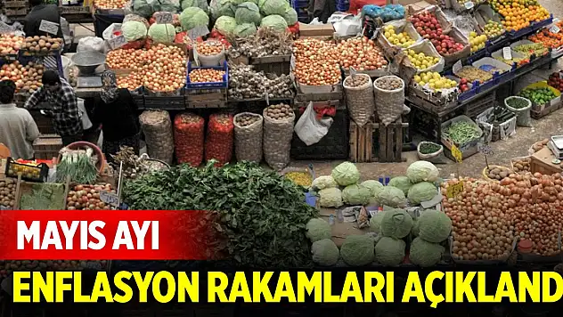 Son dakika gelişmesi! Mayıs ayı enflasyon rakamları açıklandı