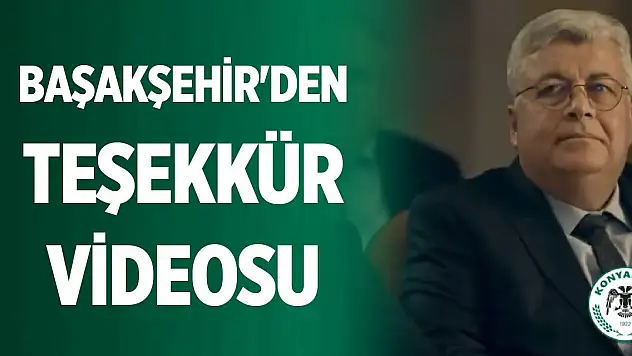 Konyaspor'unda bulunduğu teşekkür videosu dikkat çekti!