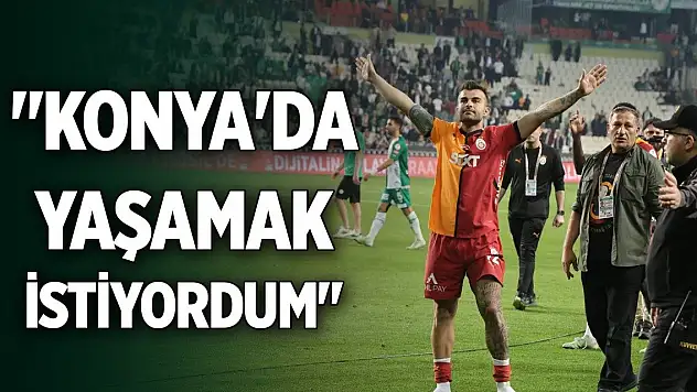 Abdülkerim Bardakçı, Konyaspor taraftarına kırgın!