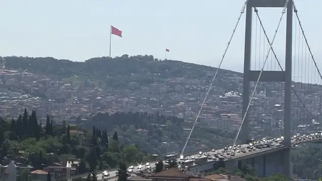 15 Temmuz Şehitler Köprüsü'nde bayram trafiği