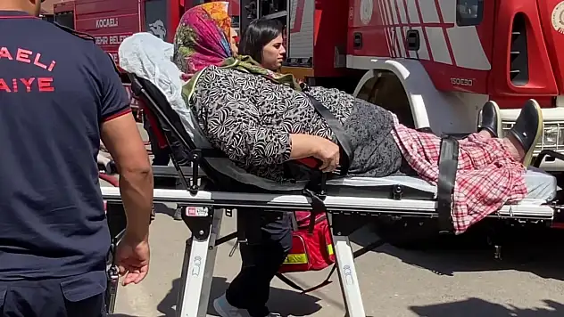 Yangın paniği: Yaşlı kadın fenalık geçirdi