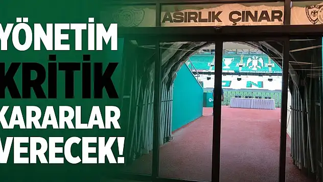 Konyaspor'da yönetim başını kaşıyamayacak!