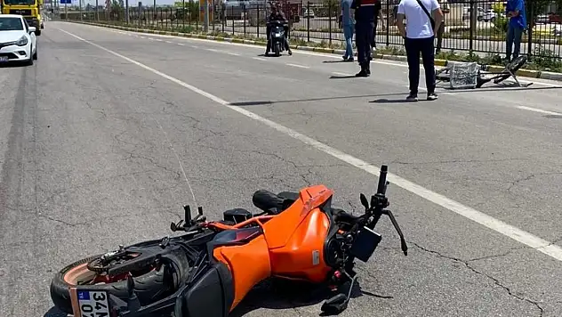 Aksaray-Konya kara yolunda kaza... Motosikletin çarptığı bisikletli ağır yaralandı