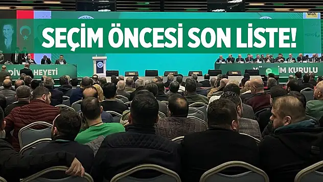 Konyaspor'un yeni yönetim listesi! (Video)