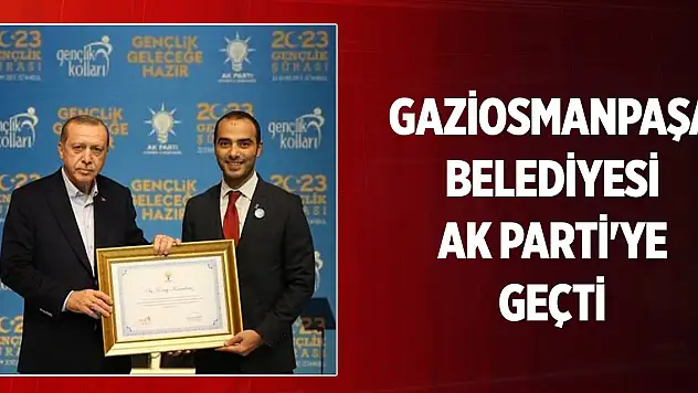 Son Dakika! Gaziosmanpaşa Belediyesi AK Parti'ye geçti