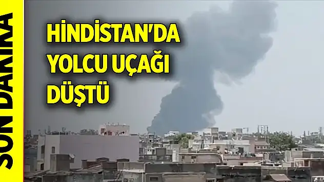 Son Dakika! Hindistan'da yolcu uçağı düştü
