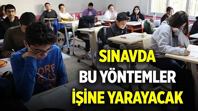 Uzmanlar uyardı... Sınavda bu yöntemler işine yarayacak