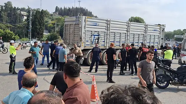 Tırın çarptığı yaya öldü