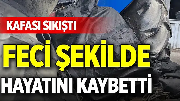 Kafası sıkıştı, feci şekilde hayatını kaybetti