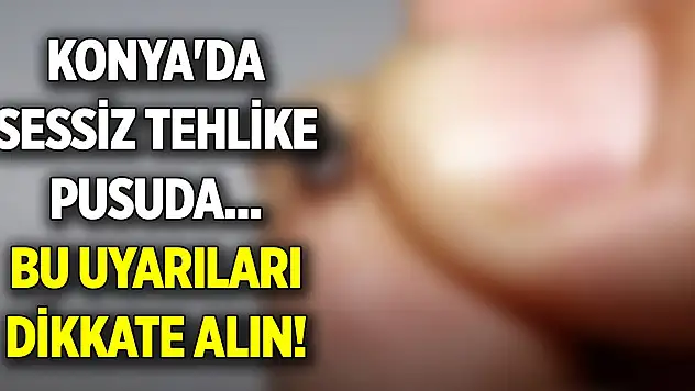 Konya'da sessiz tehlike pusuda... Bu uyarıları dikkate alın!