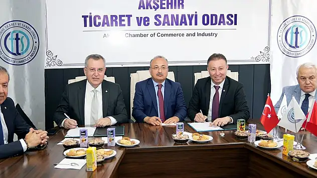 Akşehir ve Fethiye Ticaret ve Sanayi Odaları arasında kardeş oda protokolü imzalandı