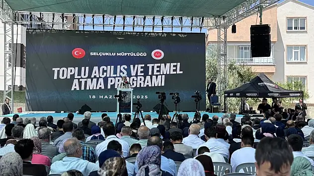 Konya'da gençlik merkezi ve Kur'an kursu açıldı