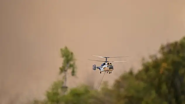 Korkutan orman yangını!