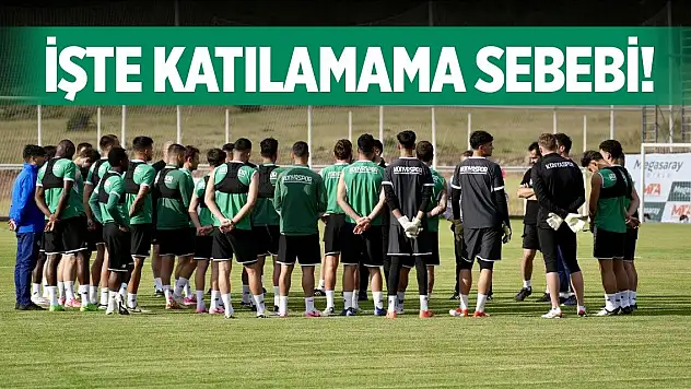 Konyaspor o turnuvada olmayacak!