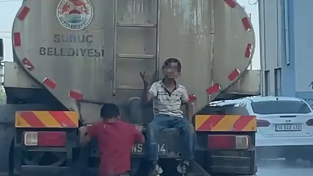 Çocukların oyunu yürekleri ağızlara getirdi