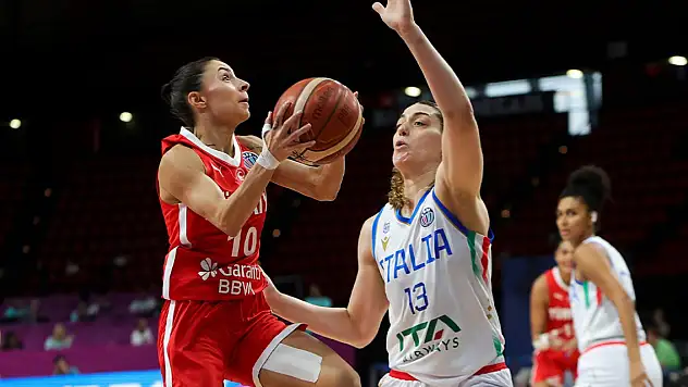 A Milli Kadın Basketbol Takımı, çeyrek finalde İtalya'ya kaybetti